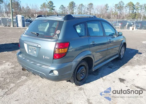 2006 Pontiac Vibe из США, поврежденный, VIN 5Y2SL65836Z455849
